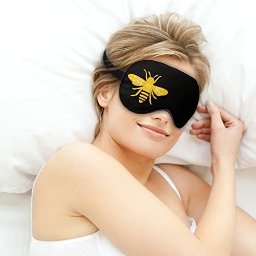 Mentsd meg A Méhek Kendőt Maszk Alszik Éjszaka Árnyékában Borító Eye Állítható Pánt Vicces Grafikus, a Nők, Férfiak, Egy Méret