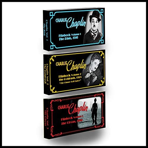 Fliptomania Charlie Chaplin Flipbook 3-Pack: A Cirkusz, A Gold Rush, A Jégpálya