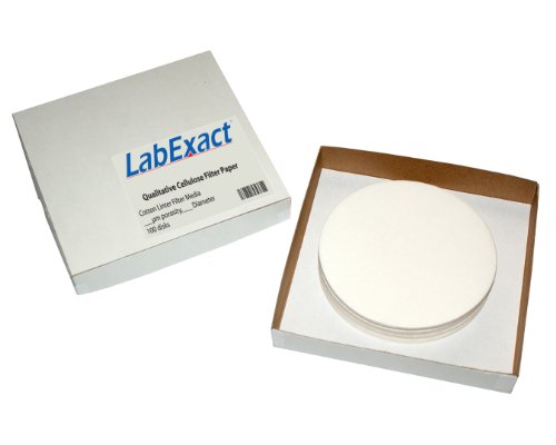 LabExact 1200051 Fokozatú CFP1 Minőségi Cellulóz Papír Szűrő, 11.0 µm, 5.5 cm (Csomag 100)