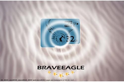 BRAVEEAGLE FAT32 fájlrendszerben a 32 gb-os Micro SD Kártya, Class 10-es microSD memóriakártyát a Kamera/Tablet/Telefon (32GB U1)