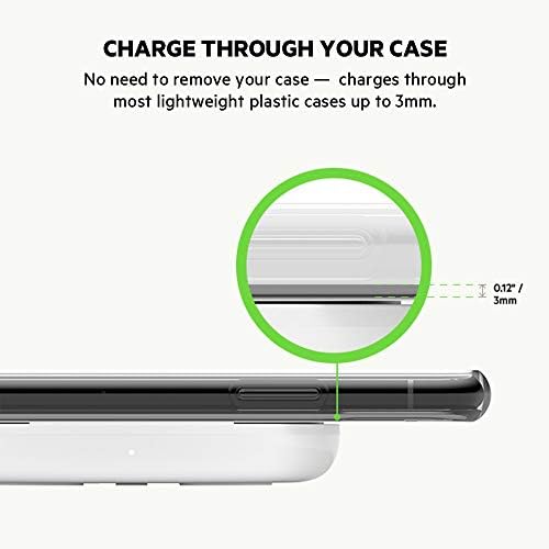 Belkin Quick Charge Vezeték nélküli Töltés Pad - 10W Qi-Hitelesített Töltő Pad iPhone, Samsung Galaxy, Apple Airpods Pro & Több