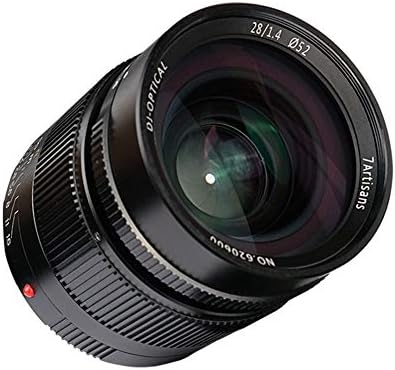 7 Kézművesek 28mm F1.4 Nagy fényerejű Manuális Fókusz Fix Objektív Full Frame a Leica M-Mount Kamera Objektív Táska Fókusz Csavarkulcs