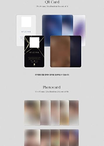 Up10tion Kim Wooseok Üres Oldal 4. Mini Album Poca Verzió Photostand csomag+QR kártya+Phootcard+Matrica+Nyomkövető Lezárt WOO SUK