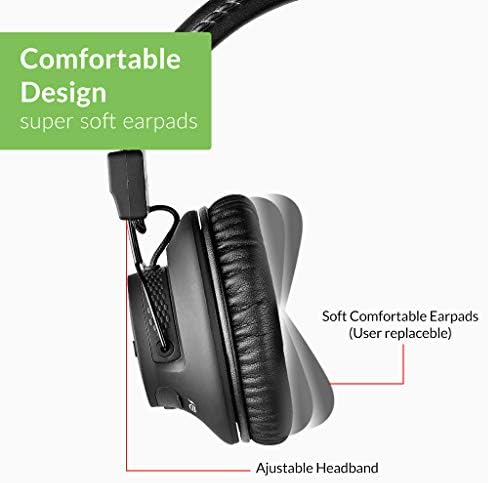 Avantree AS9M Bluetooth 5.0 fülhallgatók a Gémes Mikrofon a Telefon, Otthoni Irodai PC, Számítógép, Tiszta Hang & HiFi hangminőség,