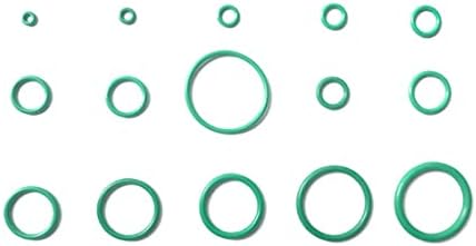 5db Zöld FKM Vastagság CS 2.65 mm-es Gumi Gyűrű O-Gyűrűk, Tömítések ID 5.3/6/7.1/7.5-48.7 mm O-Gyűrű tömítés Tömítés Üzemanyag