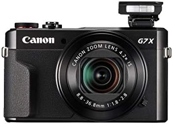 Canon PowerShot G7 X Mark II Digitális Fényképezőgép w/ 1 Inch-Érzékelő, valamint dönthető LCD-képernyő - Wi-Fi & NFC-s (Fekete)