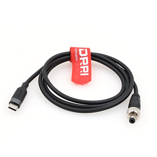DRRI Zár 5.5 X2.1mm DC USB-C PD Gyors Töltés 12V hálózati Kábel Atomos Ninja V Monitor