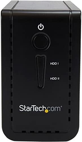 StarTech.com 3.5 Külső Kettős merevlemezt Burkolat Raid USB-C-USB-SATA 6Gbps 2 Bay USB 3.1 SSD/HDD Burkolat (S352BU313R)