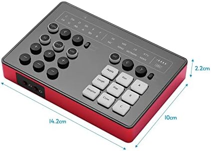 HYXEB SC-M1 Hordozható Élő Adás hangkártya a DSP a Telefon, Tablet Számítógép-Élő Streaming Karaokes Felvétel