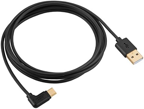 CableCreation USB-C Kábel 6FT, USB C-USB Kábel 90 Fokos USB C Típusú USB 2.0 Kábel USB A-USB-C Kábel Kompatibilis Pixel XL 2,