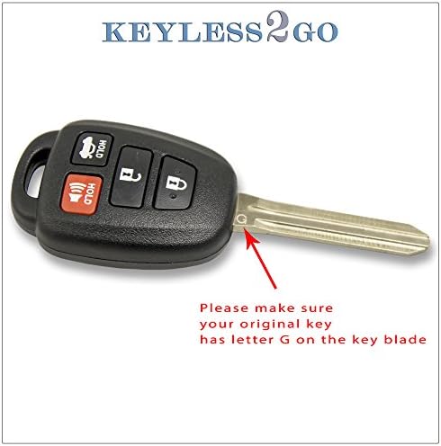 Keyless2Go Új Kulcsnélküli Bejegyzés Távoli Autó Kulcs a Járművek Használata HYQ12BDM G Chip