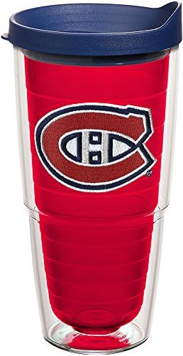 Tervis Készült az USA-ban Dupla Falú NHL Montreal Canadiens Szigetelt Dobon Kupa Tartja az Italokat, Hideg & Forró, 24oz, Elsődleges