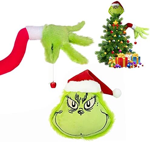 Grincs a Karácsonyi Fa Topper - Grincs, karácsonyfa Díszek, A Grincs, a Díszek a karácsonyfára (Kar + Fej)