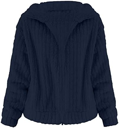Fragarn Női Könnyű Kabát,Női Hosszú Ujjú Zip Elöl Meleg Alkalmi Kabát Outwear Kardigán