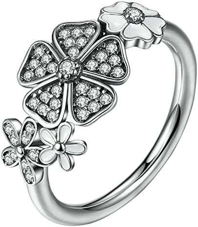 2023 Új Gyűrűk Ajándék Kényelmes Női Divat Design Illik Kreatív Gyűrű Gyűrű Női Személyiség Női Gyűrűk Barátom Hajó Gyűrűk (C, 8)