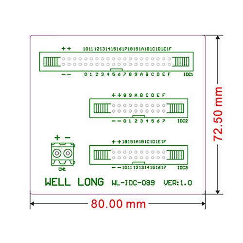 PLC Terminál Blokk IDC40 Pin IDC20 Pin-kód Terminál Blokk 32 hexadecimális Terminál Blokk.
