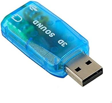 n/a 1 db 3D-s hangkártya, USB 1.1 a Mikrofon/Hangszóró Adapter Surround 7.1 CH Laptop Notebook