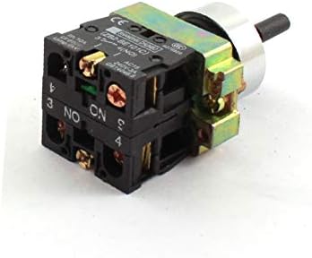 X-mosás ragályos 10A 600V DPST Zár 2NO 3 Pozíció Ellenőrzés Rotary Switch Selector(Selettore egy selettore rotativo di controllo
