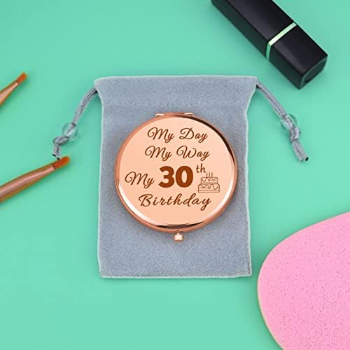 30. Születésnapi Ajándékok A 30 éves Születésnapi Ajándékok Kompakt Smink Tükör Anya, Feleség Néni 30 Éves Születésnapi Ajándékok
