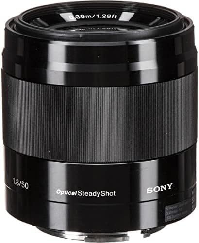 A Sony E 50mm f/1,8 OSS Objektív Sony E, Fekete, Csomag 49mm Szűrő Készlet, Tisztító-Készlet, PC Szoftver Készlet