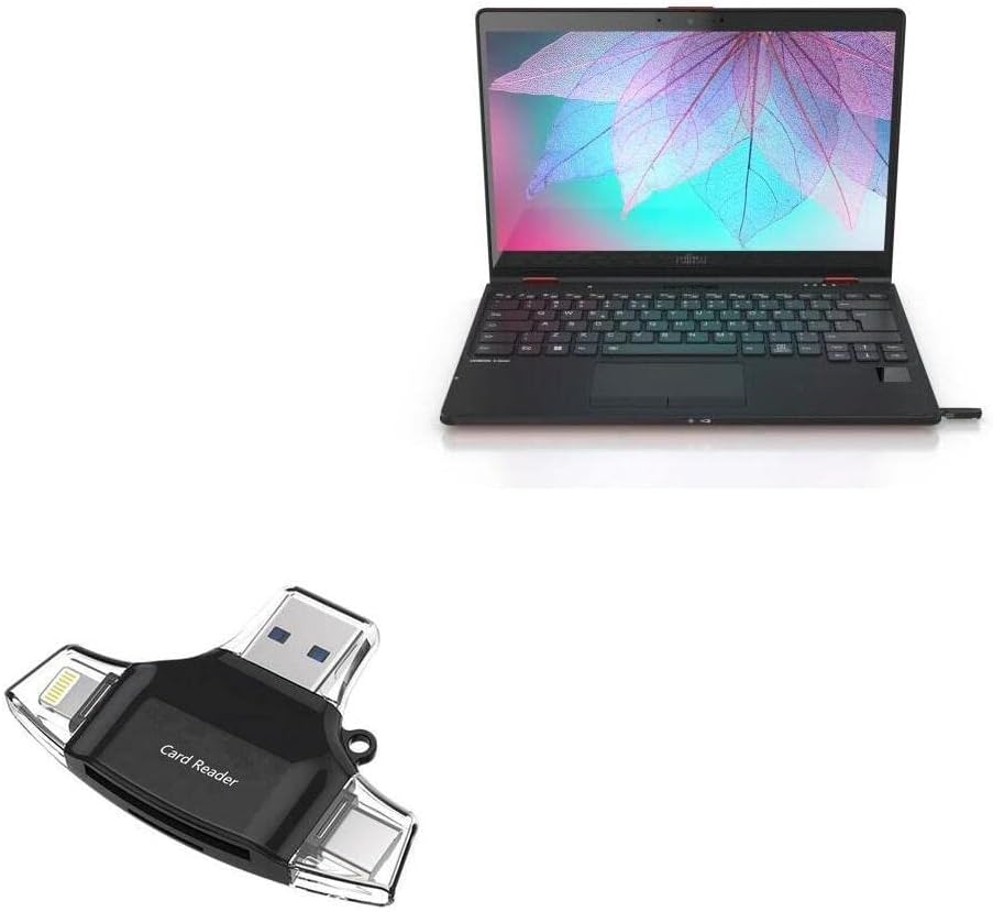 BoxWave Smart Modul Kompatibilis a Fujitsu LifeBook U9312X - AllReader SD Kártya Olvasó, microSD Kártya Olvasó SD-Kompakt