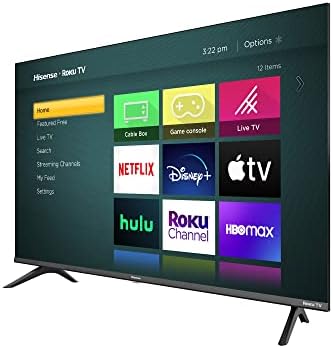 Hisense 32-Hüvelyk Osztály H4 Sorozat LED Roku Smart TV a Google Asszisztens, majd Alexa Kompatibilitás (32H4G, 2021 Modell)
