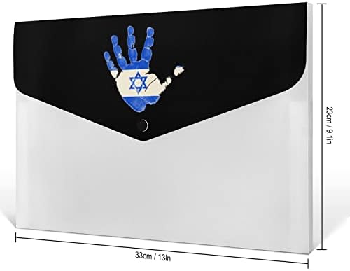 Izrael Zászló Palm 6 Zseb Bővülő Fájl Szervező A4 Méretű Mappák Vízálló Fájl Boríték