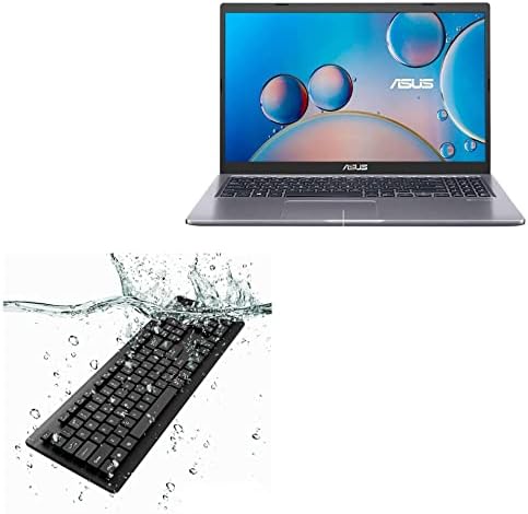 BoxWave Billentyűzet Kompatibilis az ASUS VivoBook 15 (F515) - AquaProof USB Billentyűzet, Mosható, Vízálló Vízálló USB Billentyűzet