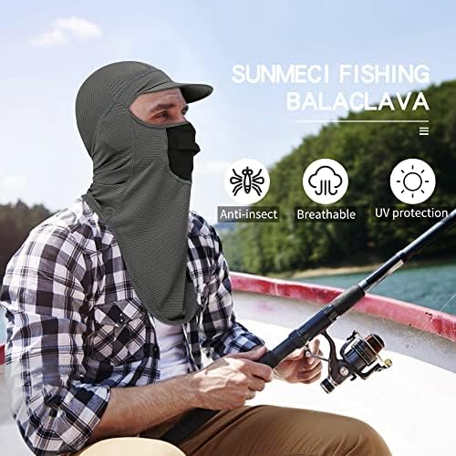 SUNMECI Balaclava napvédő Lélegző Színültig Teli Maszk Hűtés Horgászat, Csónakázás, Kerékpározás Nap Maszk Férfiak Nők