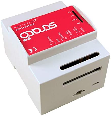 Sfera Labs Strato Pi UPS Pi4B 4GB - DIN-Rail Esetben a UPS RS-232/RS-485, Valós idejű Óra, Hardveres Watchdog, Csengő, Biztonságos Elem