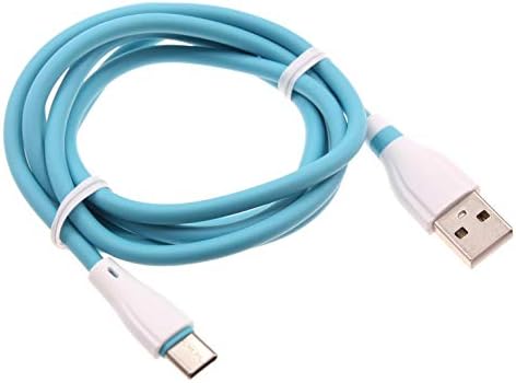 4ft USB-C Kábel Kék Töltő Kábel elektromos Vezetéket C-Típusú Kompatibilis a Samsung Galaxy a51-es 5G - Galaxy A52 5G - Galaxy