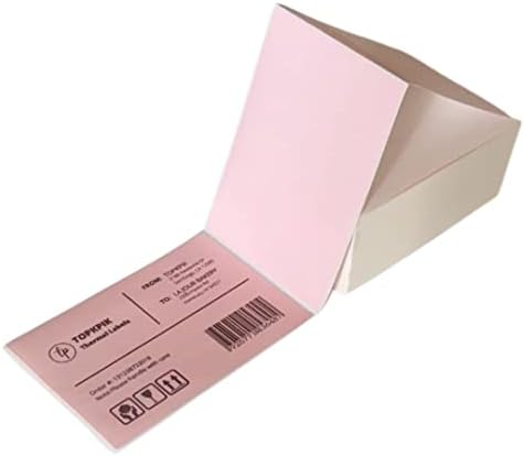 TOPKPIK - Rózsaszín Termál Címkék 4X6 (Csomag 250), a Szállítás, Csomagolás, Doboz, Lakk - Prémium Minőség