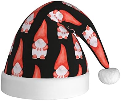 Karácsonyi Gnome A Fekete Háttér. Karácsonyi Kalap,Plüss Karácsonyi Mikulás Sapkát A Nők, Férfiak,Újdonság Hatchristmas Újévi Ünnep Party Kellékek