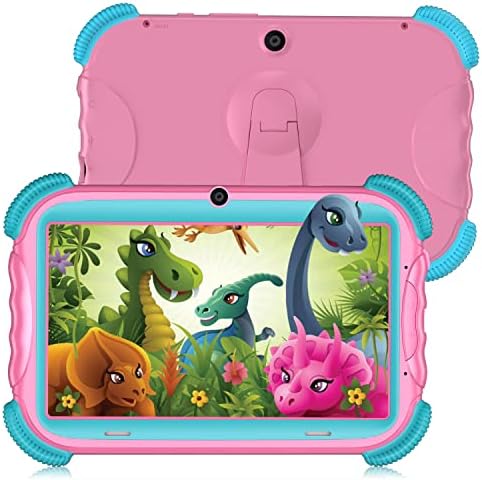 kimlok Gyerekek Tablet Tablet a Gyerekek számára，7 Hüvelykes Android 11, 2GB+32 gb-os, WiFi, Szülői felügyelet ALKALMAZÁS，Dual