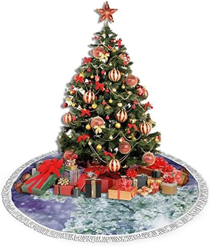 Gyönyörű Pillangók, karácsonyfa Szoknya, karácsonyfa Szoknya Szőnyeg Tassel a Nyaralás, Esküvő Dekoráció 48