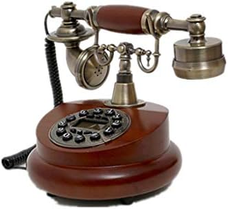 Telefon Tömör Fa, Antik, Európai Kreatív Retro Otthoni Irodai vezetékes