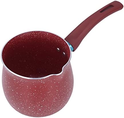 LIZEALUCKY Tej Melegebb, Alumínium Ötvözet Nem Stick Tej Pan Mini kávéfőző Serpenyőben Könnyű Konyhában Főtt Tojás Főzés Pot(piros)