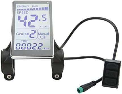 Focket Elektromos Kerékpár, LCD Kijelző, 24V 36V 48V 60V M5-ös LCD Képernyő tekerés közben fel is töltheted LCD Display Control