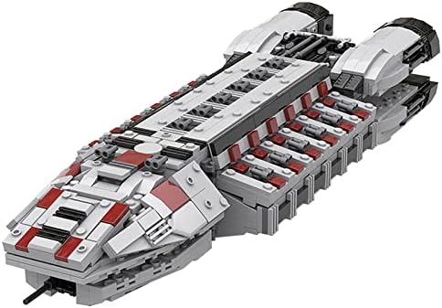 KUSTBE Battlestar Galactica: Minotaurusz Meghatározott Modell MOC 19273 Háború Csatahajó Modell építőkövei, Kreatív építőkövei Gyűjthető Felnőtt