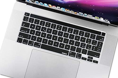 XSKN olasz Nyelv, Fekete Szilikon Billentyűzet Fedél Bőr Touch Bár Modellek 2019 Új MacBook Pro 16 colos A2141 2020-Ra az Új MacBook Pro
