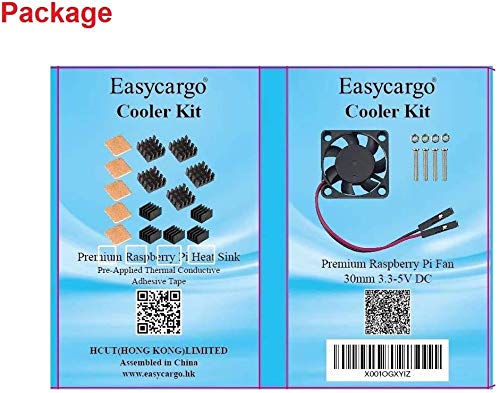 Easycargo M. 2 2280 SSD Hűtőborda Készlet, Hűvösebb hűtőborda + Szilikon Alapú Thermal Pad Hűtési M. 2 SSD-t, NGFF SSD, NVME SSD, SSD(70mmx20mm)