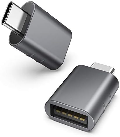 Syntech USB-C-USB Adapter Csomag 2 USB C a Férfi-USB3 Női Adapter Kompatibilis a MacBook Pro 2023 iMac, iPad Mini 6/Pro MacBook Air