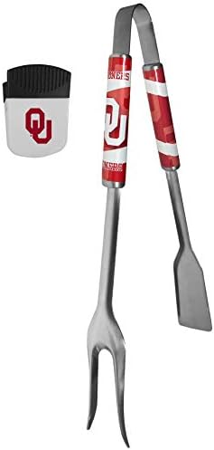 Siskiyou Sport NCAA Oklahoma Sooners Unisex 3 in 1 GRILL Eszköz, Chip Tár, Csapat Színek, Egy Méret