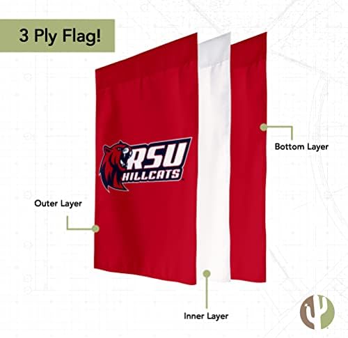 Rogers Állami Egyetem Kert Zászló RSU Hillcats Banner Poliészter (Design 2)