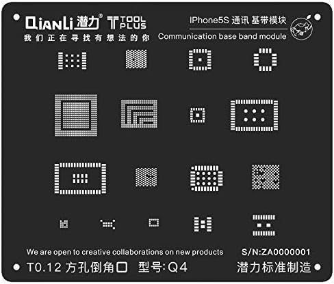 QianLi ToolPlus 3D iBlack Stencil iPhone 5/5s Kommunikációs Bázis Zenekar Modul