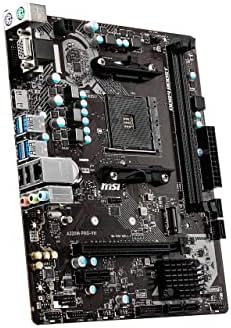 MSI A320M PRO-VH Pro Alaplap (AMD AM4, DDR4, PCIe 3.0, SATA 6 gb/s, USB 3.2 Gen 2, M. 2 Slot, DVI/HDMI, Micro-ATX)