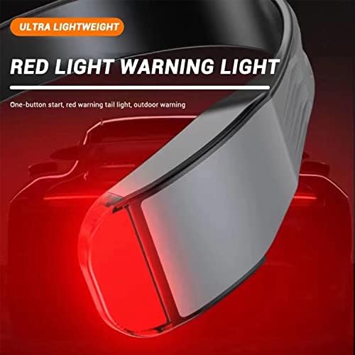 HUIOSDEP LED Fényszóró -, c-Típusú Újratölthető,230° - os, Széles Fénysugár 500 Lumen LED fényszóró Fehér Piros Lámpa 4 Mód, Kerti