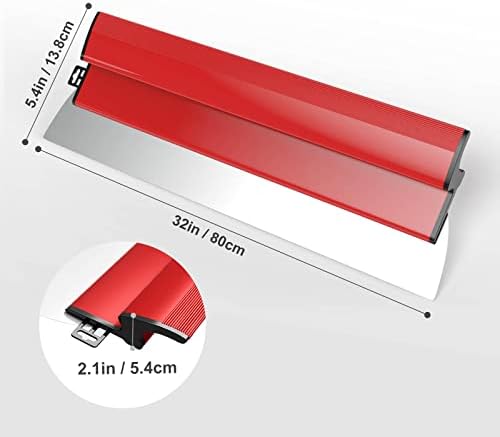 32-Hüvelyk Gipszkarton Futást Blade - Sima felület, Precíziós 0,3 mm-Európai Rozsdamentes Acél Penge (Cserélhető), Ergonomikus, Kényelmes