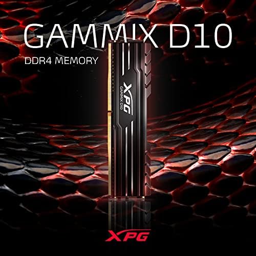 ADATA XPG GAMMIX D10 16GB Kit (2 X 8GB) DDR4 3200MHz (PC4-25600) CL16 XMP 2.0 DIMM Memória Modul Alacsony Profil