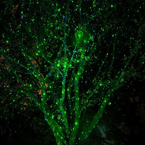 Poeland Kerti Lámpák, Mozgó Lézer Karácsonyi Fények, a Firefly-Star Projektor Otthon, Kert Kék/Zöld